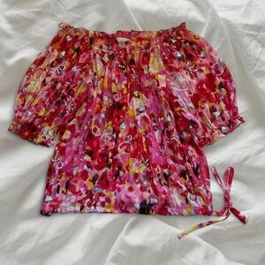 Peter Nygard Pink Floral Blouse